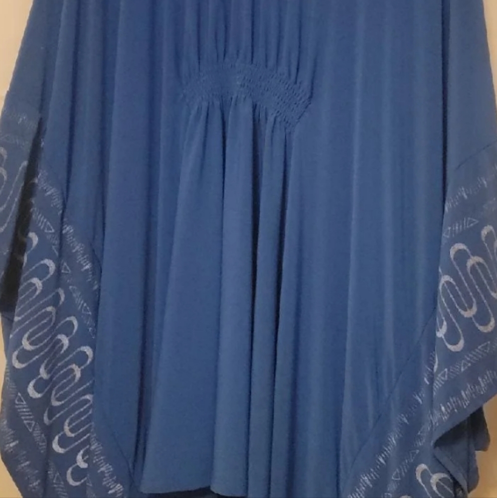 Blue tunic shirt